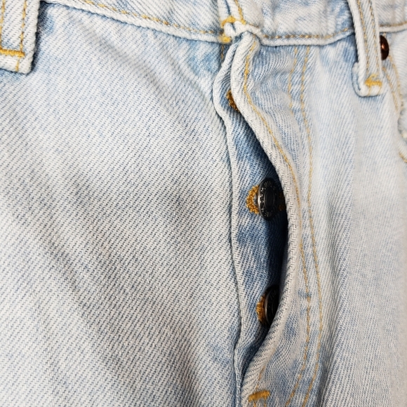 Re/Done Easy Straight Crop Light Wash 23 - Picture 4 of 6